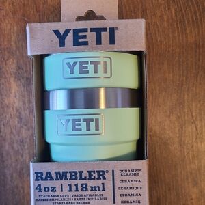 YETI Rambler 4 Oz Stackable Cups In KEY LIME NWT